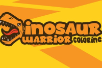 Dinosaur Warrior Coloring img