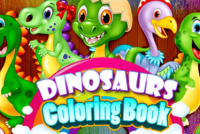 Dinosaurs Coloring Book img